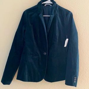 New dark green velvet jacket/blazer.